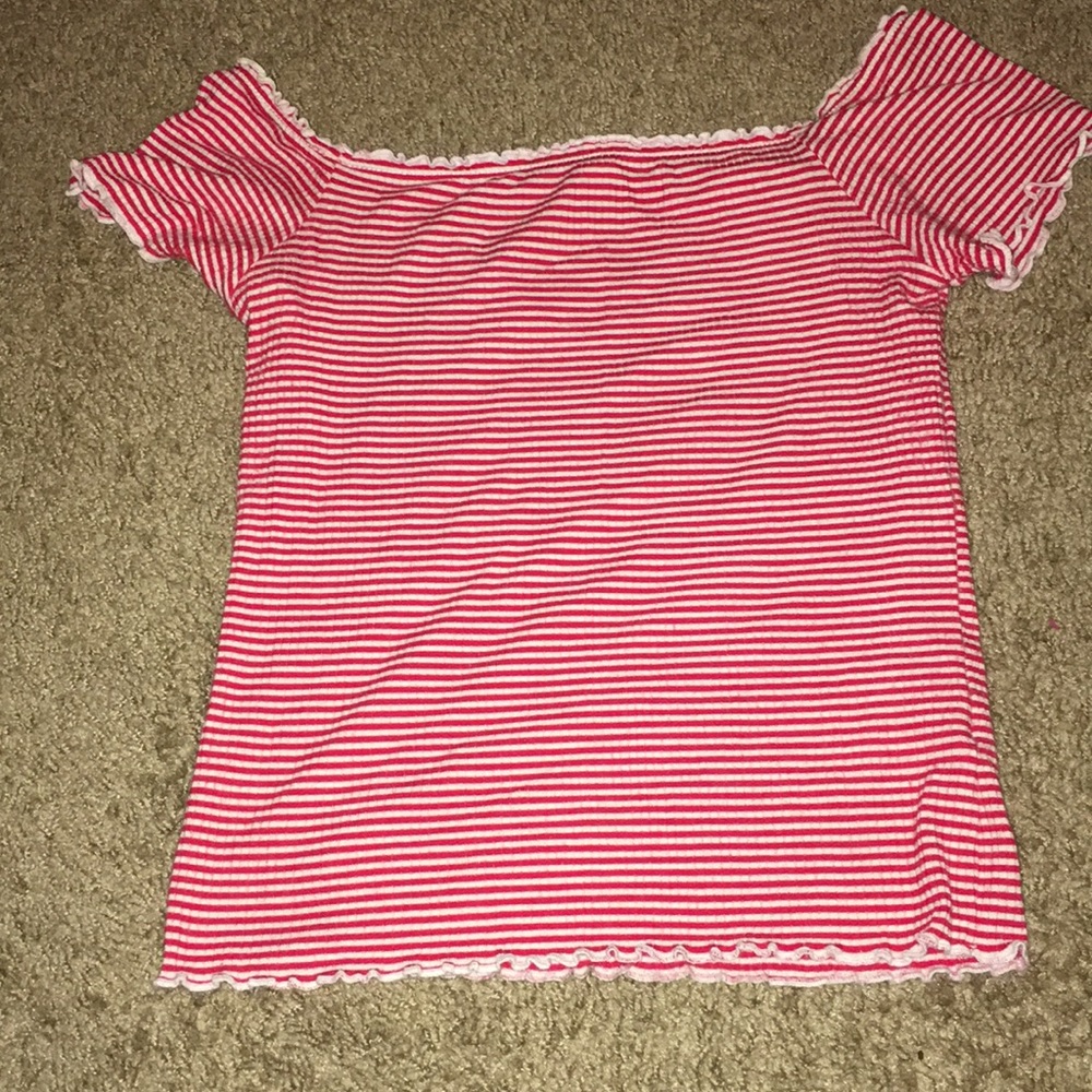 red striped top